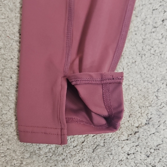 Set of 2 Leggings Pink and Gray High-Waisted Leggings Size L/XL - Picture 3 of 11